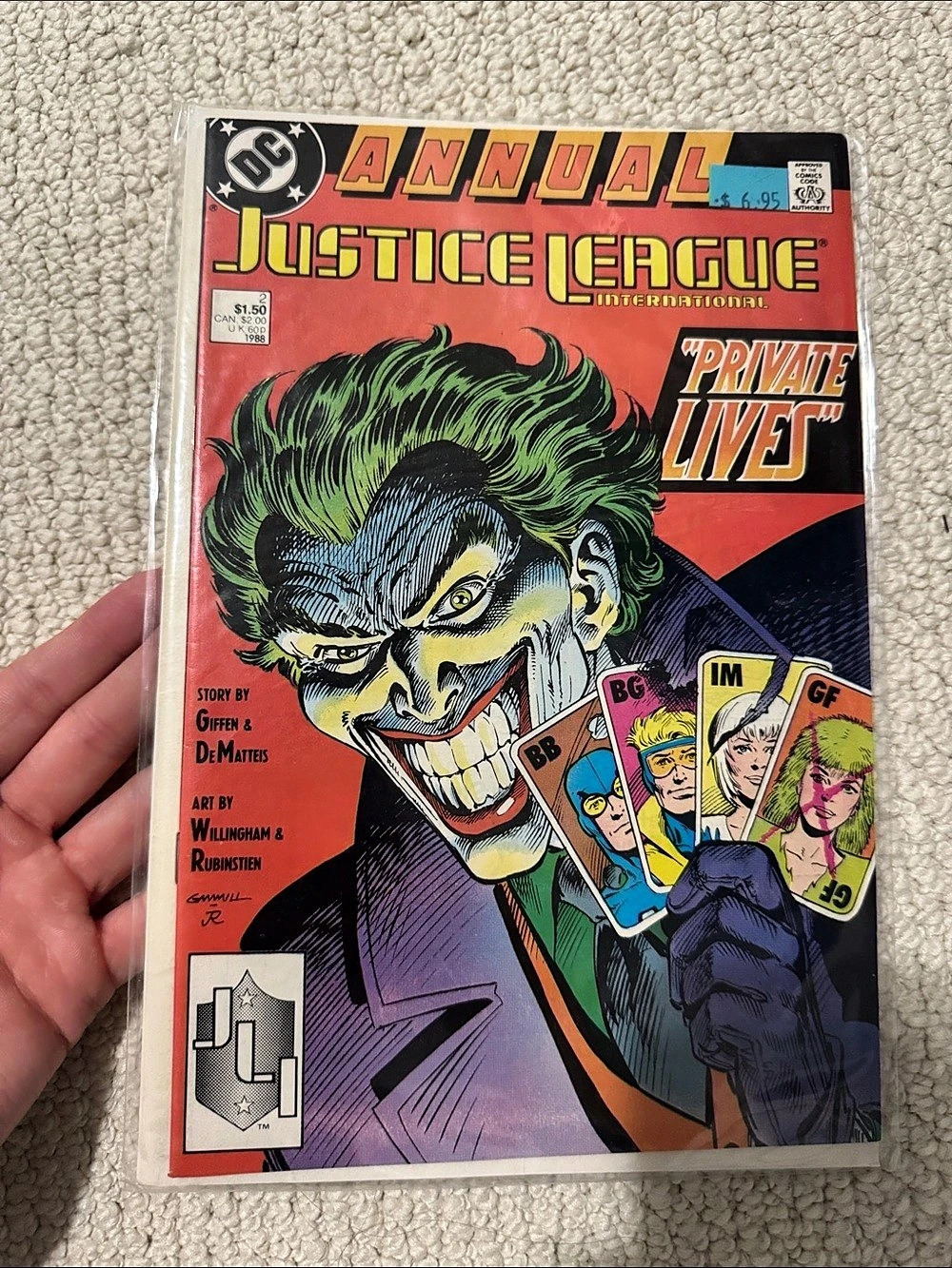 DC Comics Justice League International Annual #2 Comic Book